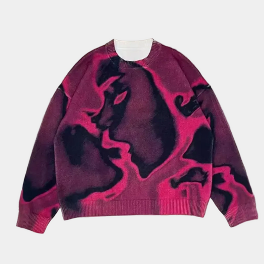 Vortex Graphic Sweatshirt - Purple