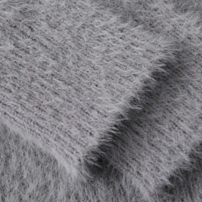 Stellar Splash Knitted Sweater - Gray