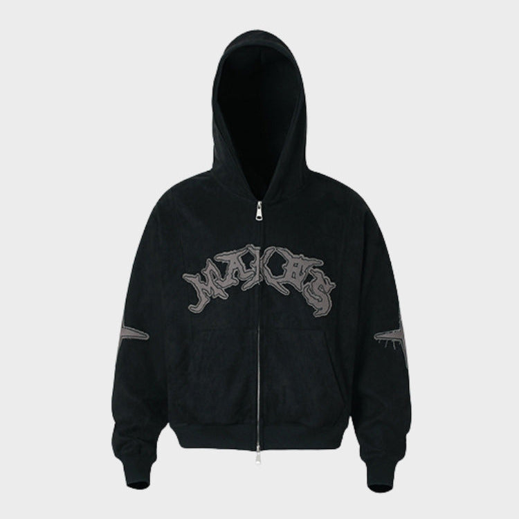 Zip Hoodie Y2K - Dark Green