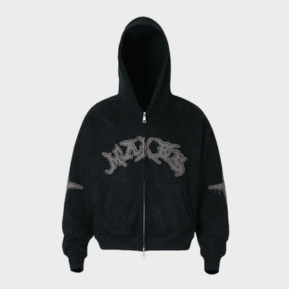 Zip Hoodie Y2K - Dark Green