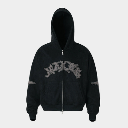 Zip Hoodie Y2K - Dark Green