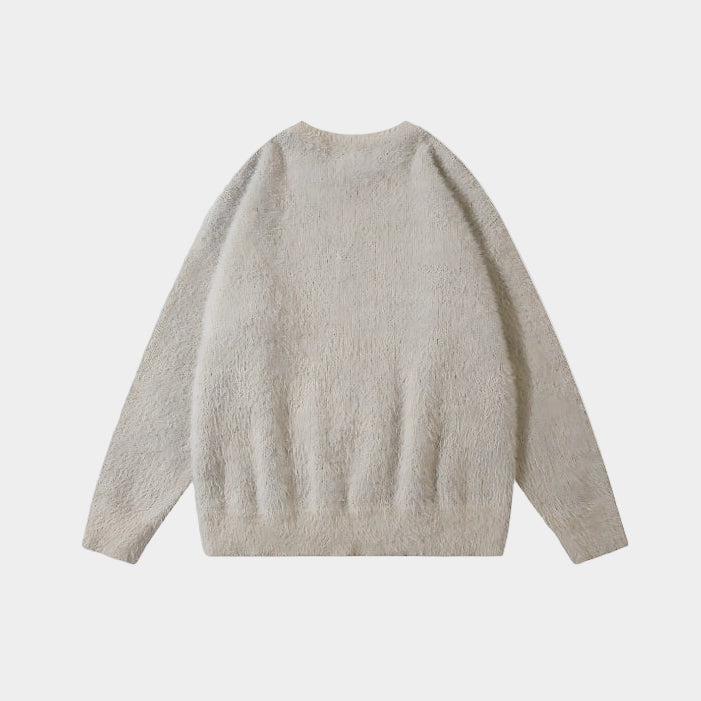 'Tribal' Knitted Sweater - Black